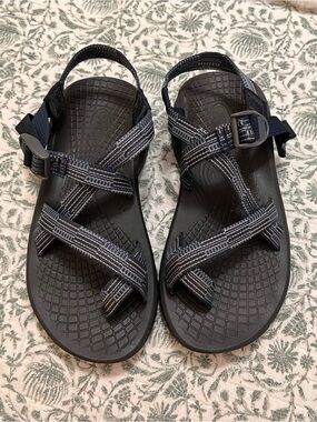Chaco Men's Zvolv 2 Ralladura Navy Sport Sandals Hiking Outdoor Size 8